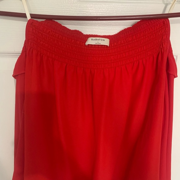 Off the shoulder red shirt - Picture 2 of 2